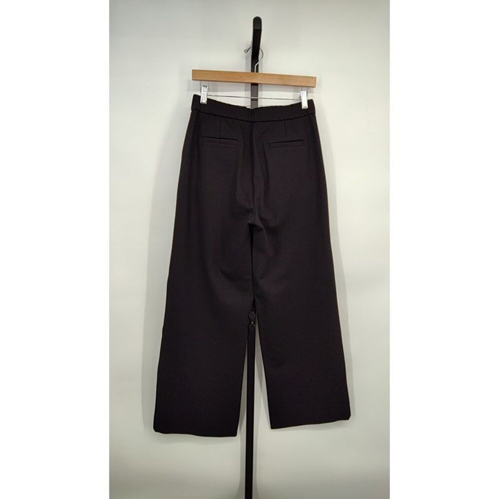 Quince Women Ultra-Stretch Ponte Trouser Black Pants Size 8 - Picture 2 of 3